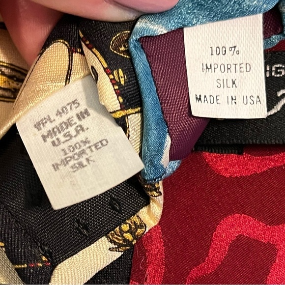 FOUR Vintage Silk Ties Fishing Novelty Prints Made in USA - Picture 9 of 14